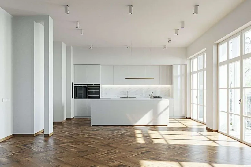 Kitchen before AI room redesign