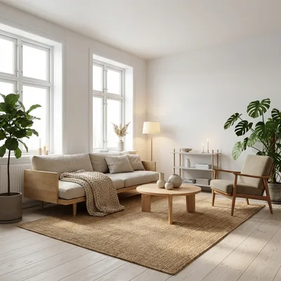 Scandinavian interior design style — AI room redesign